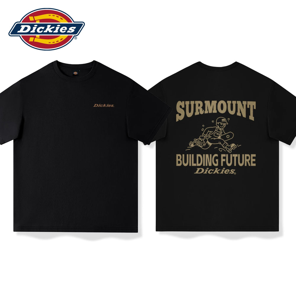 Dickies American retro pure cotton men's short sleeved loose casual trend versatile plus size round neck T-shirt half sleeve A
