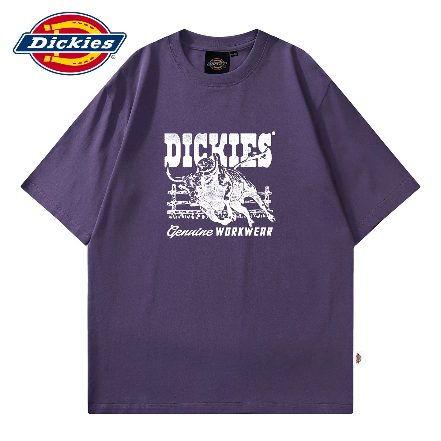 Dickies Cool Summer Soft Round Neck Short Sleeve Men's Thin T-shirt Printed T-shirt Casual Five Step Sleeve Y