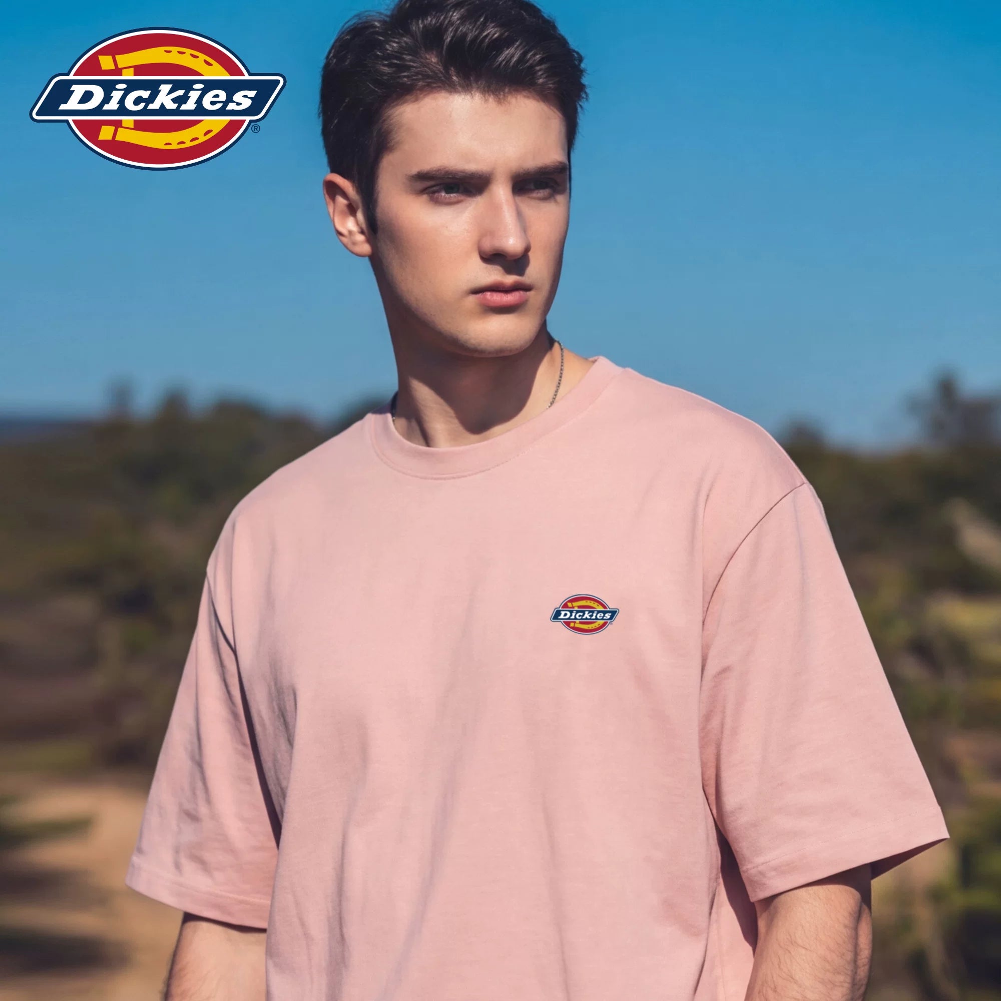 Dickies Emperor Cool Suitable Short sleeved Men's New Loose, Comfortable, Simple, Trendy Brand, High end, Pure Cotton Printed T-shirt M
