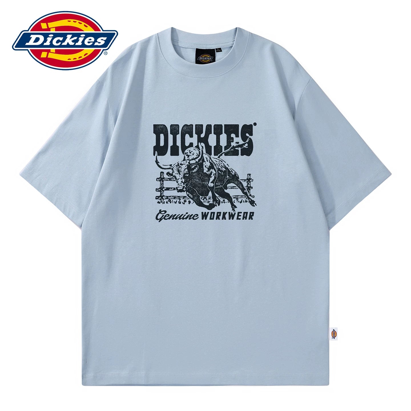 Dickies Cool Summer Soft Round Neck Short Sleeve Men's Thin T-shirt Printed T-shirt Casual Five Step Sleeve Y