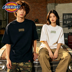 Dickies Emperor Cool Suitable Loose Back Letter Printed Casual Short sleeved T-shirt for Men and Women Couple American Style YHJ