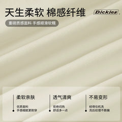 Dickies Classic American Letter Printed Short sleeved T-shirt for Men in Summer, Thin and Breathable Upper Clothing Y
