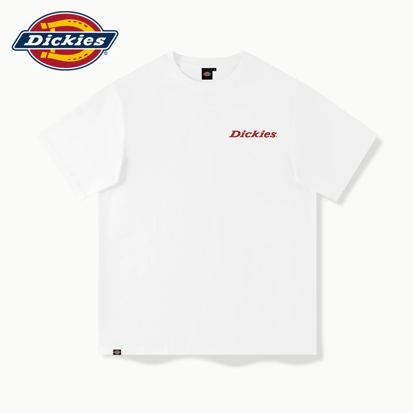 Dickies short sleeved men's 2026 new summer simple unisex couple's summer outfit, high-quality pure cotton half sleeved A