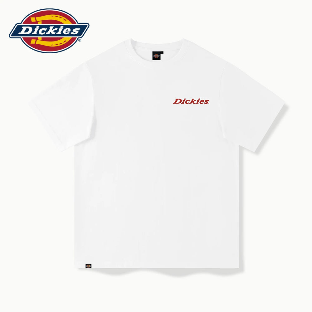 Dickies short sleeved men's 2026 new summer simple unisex couple's summer outfit, high-quality pure cotton half sleeved A