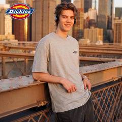 Dickies Emperor Cool Suitable American Heavy duty Short sleeved T-shirt for Men's Summer Pure Cotton Couple Casual Loose Half Sleeve Top M