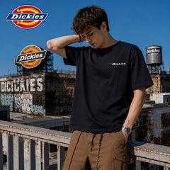 Dickies Cool Summer Letter Printed Design Short Sleeve T-shirt Men's New Round Neck Thin Top Y