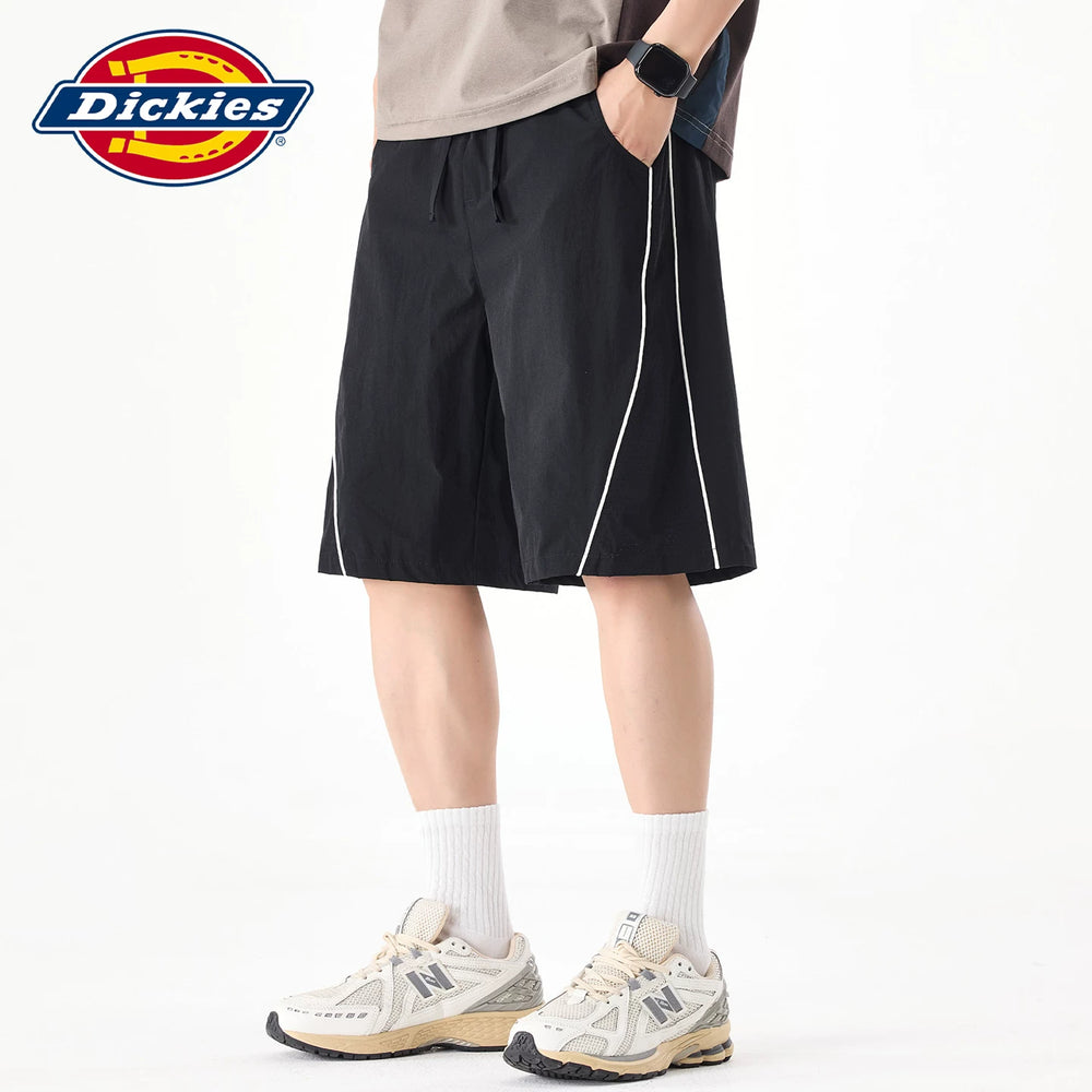 Dickies Emperor Cool Thin Summer New Style Drawstring Design Casual Shorts Men's Loose Straight Pentagram Pants Y