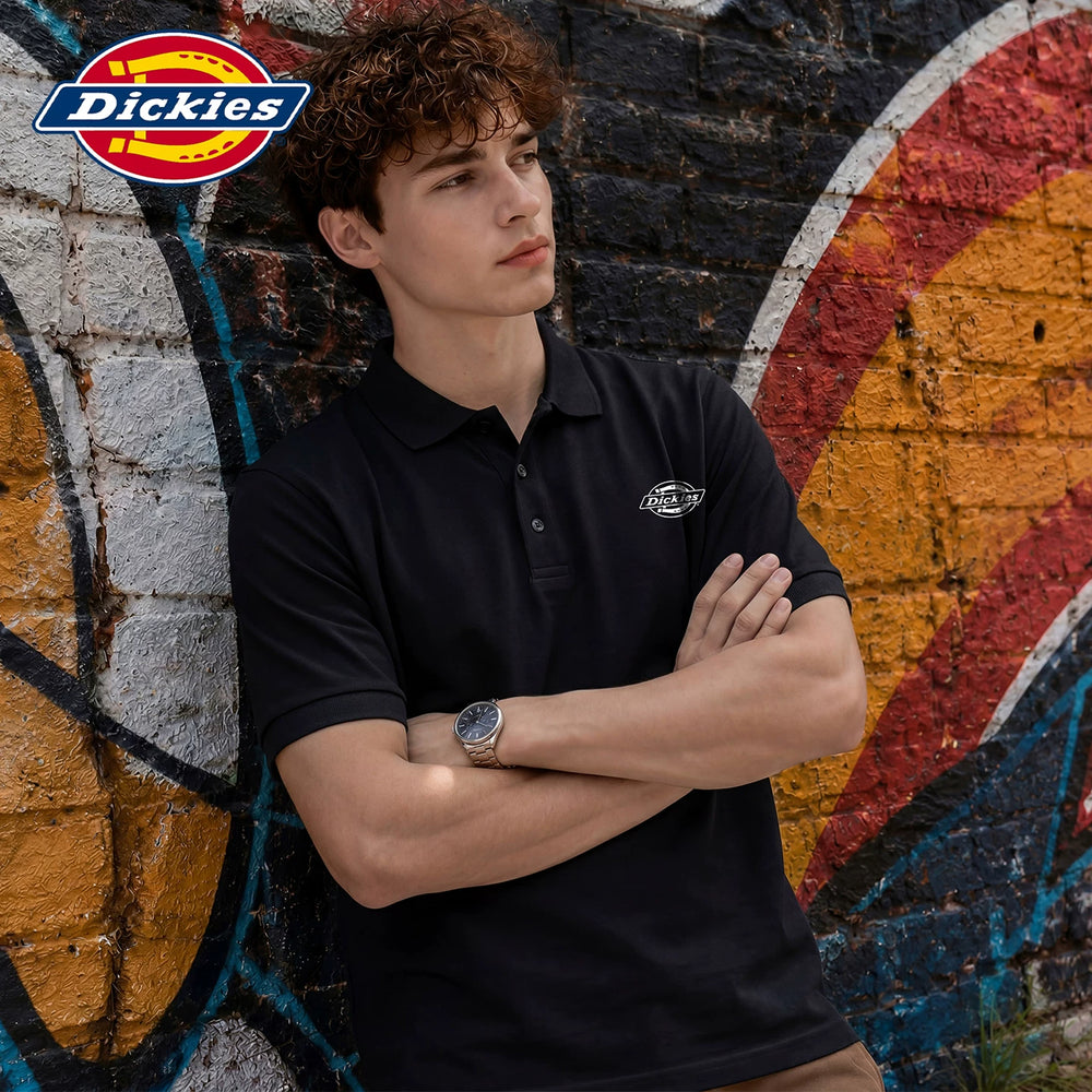 Diesel Dickies summer thin collar short sleeved polo shirt for men's casual top Y