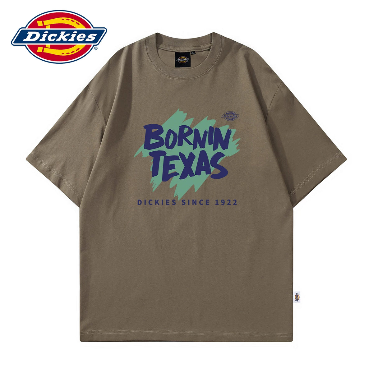 Dickies Cool American New Printed Short Sleeve Summer Men's Soft Thin Half Sleeve T-shirt Loose T-shirt Y