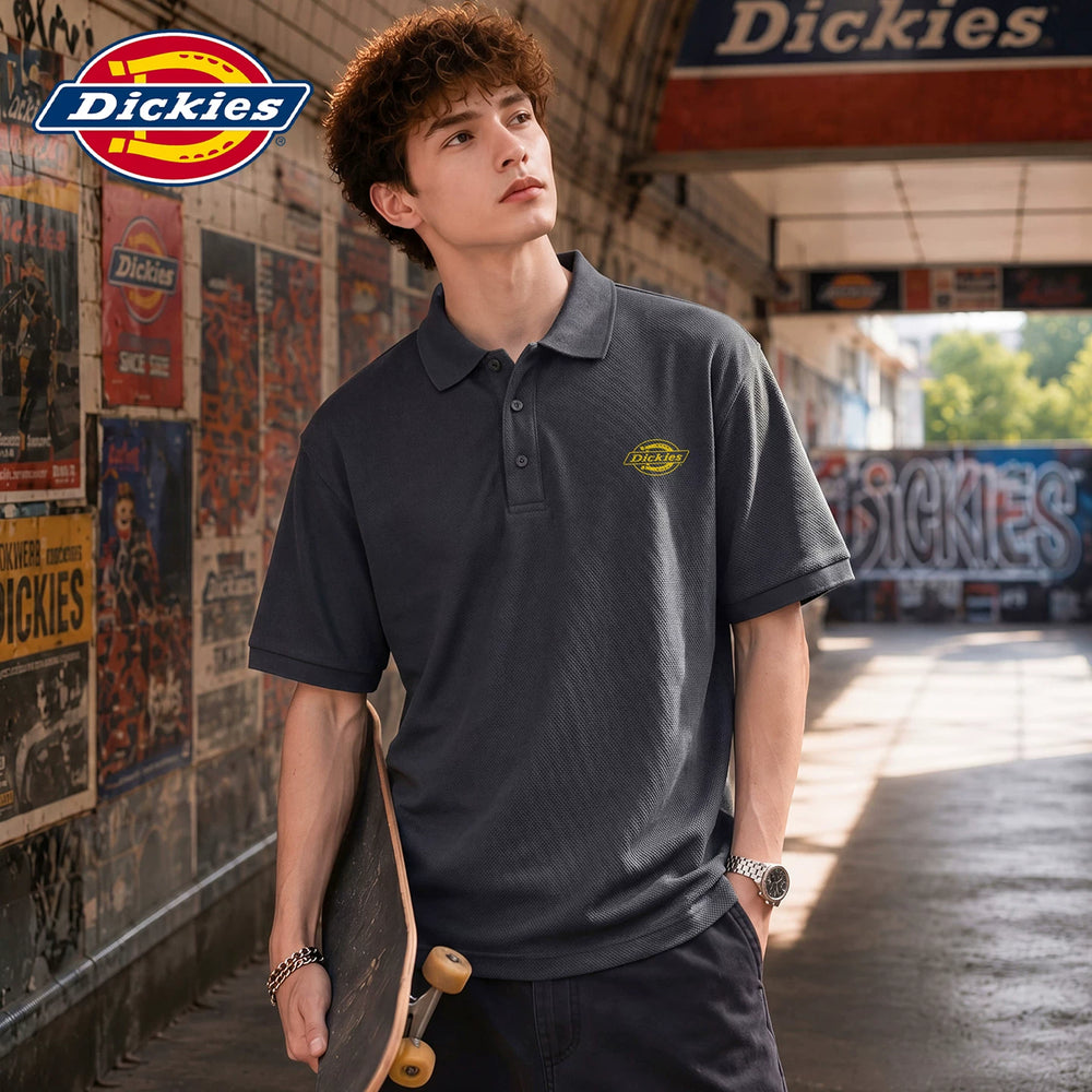 Modal Dickies Emperor Cool Suitable Summer Loose Collar Short Sleeve Polo Shirt Men's Thin Top Clothes Y