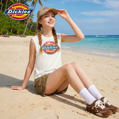 Dickies Emperor Cool Suitable American Printed Shoulder Tank Top for Women's 2026 Summer New Loose Sleeveless T-shirt Top m