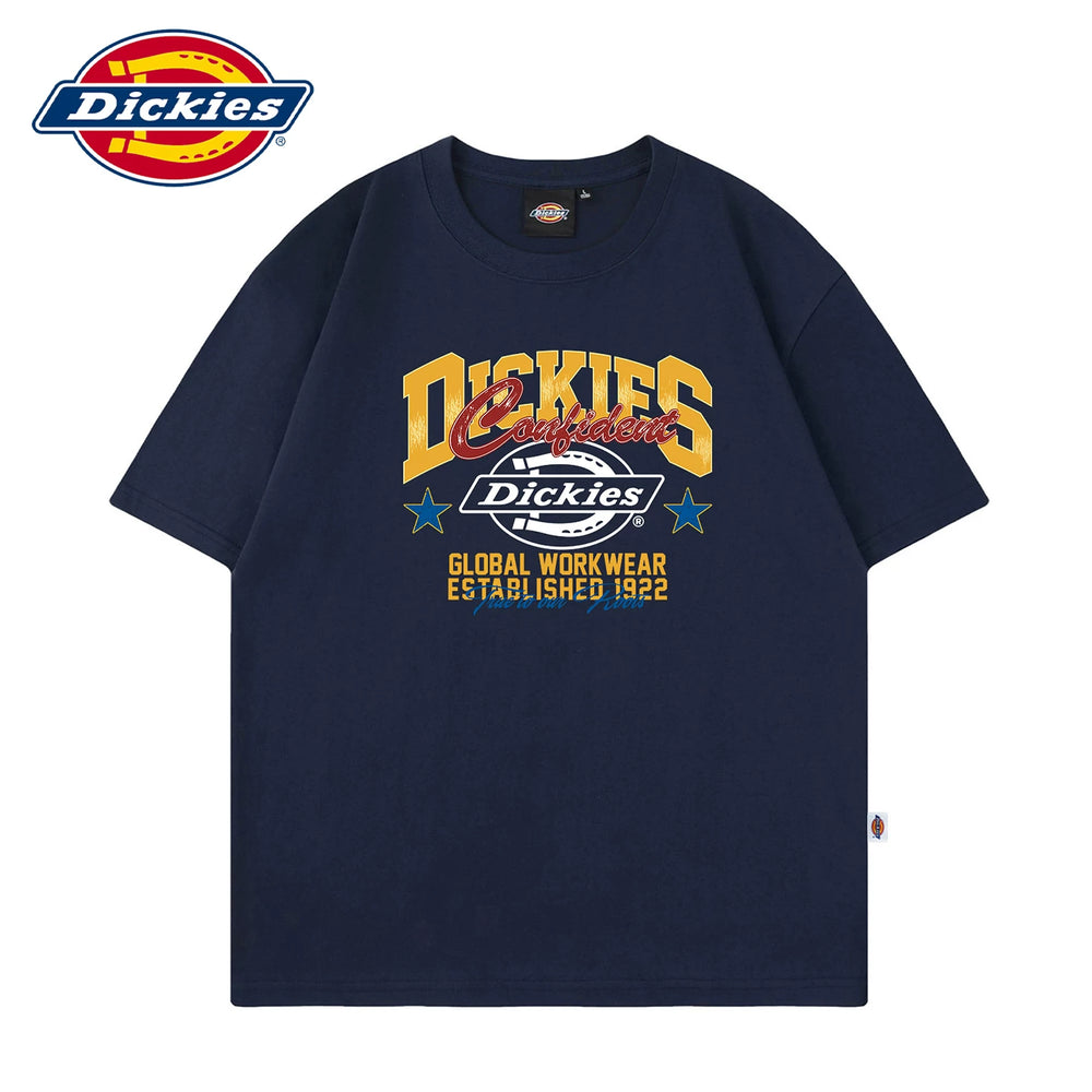 Dickies帝酷适美式夏季2026字母印花男士半袖衫薄款休闲短袖T恤Y