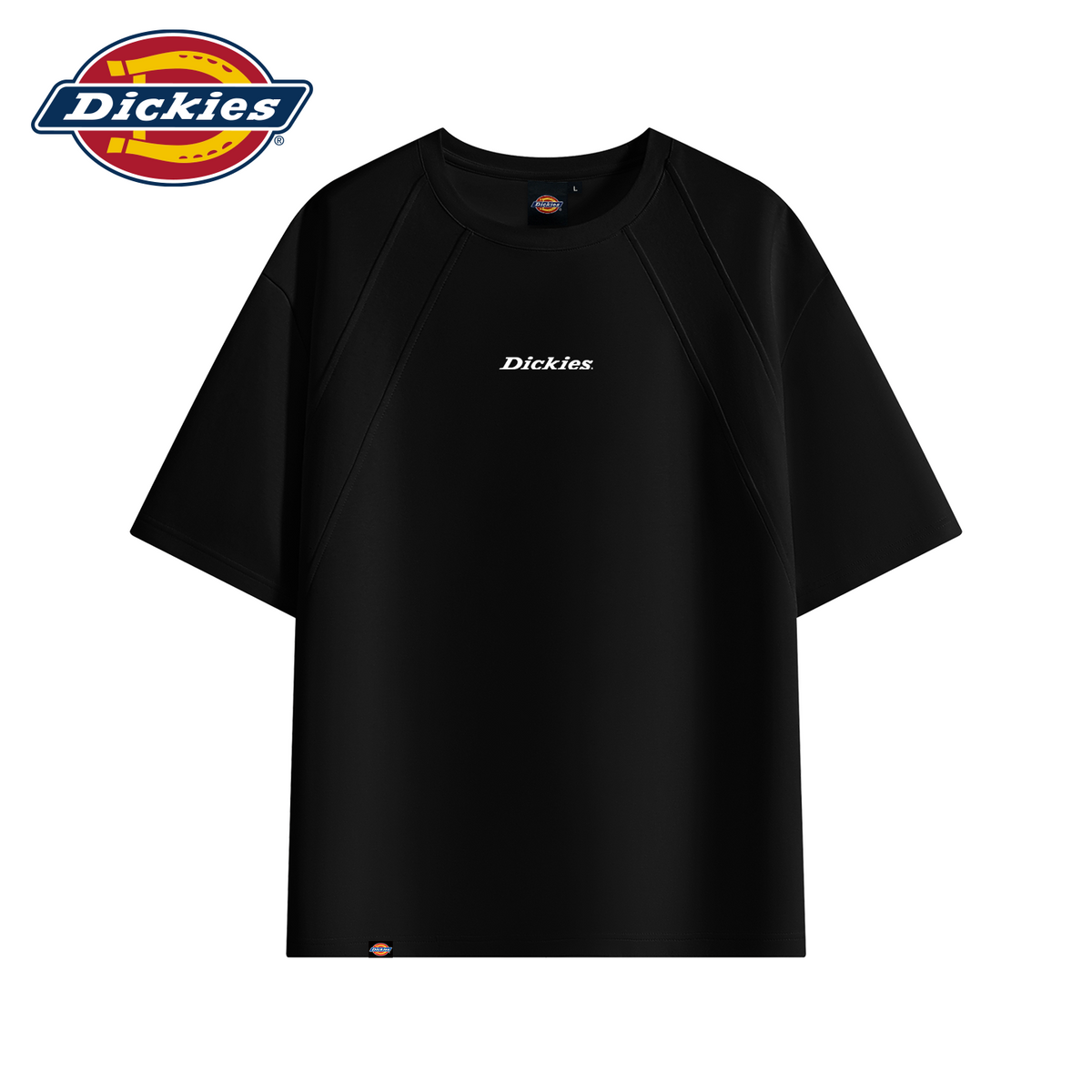 Dickies short sleeved T-shirt men's 2026 summer new high-quality heavyweight deconstruction splicing half sleeved loose T-shirt A