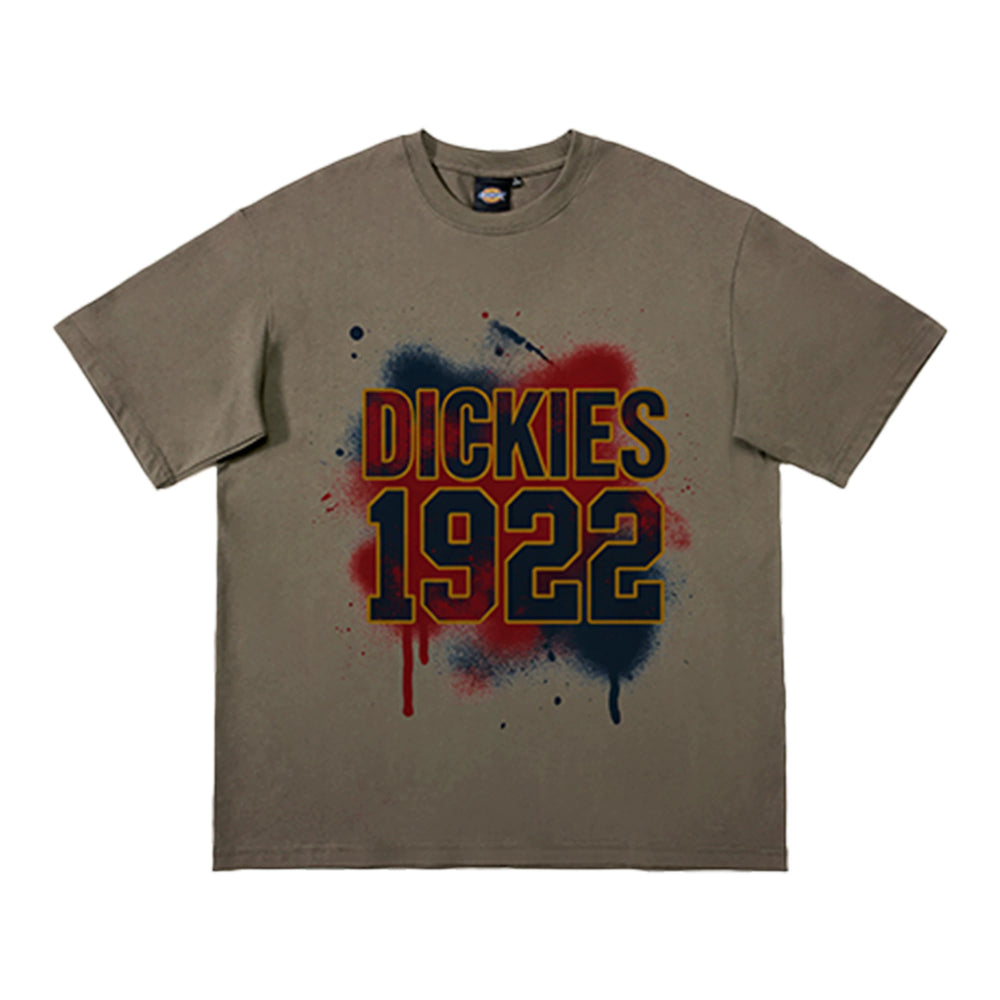 Dickies Emperor Cool Suitable American Pure Cotton Short sleeved T-shirt Men's Summer Graffiti Printed Loose Half Sleeve Couple Top M