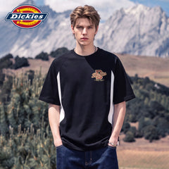 Dickies Cool Solona Cool Short sleeved T-shirt for Men's Summer American Splicing Loose Casual Top M