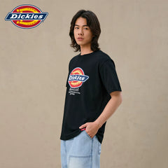 Dickies Cool 26 Spring/Summer New Product Large Logo Printed Cotton Comfortable Round Neck Short Sleeve T-shirt Men's Style J