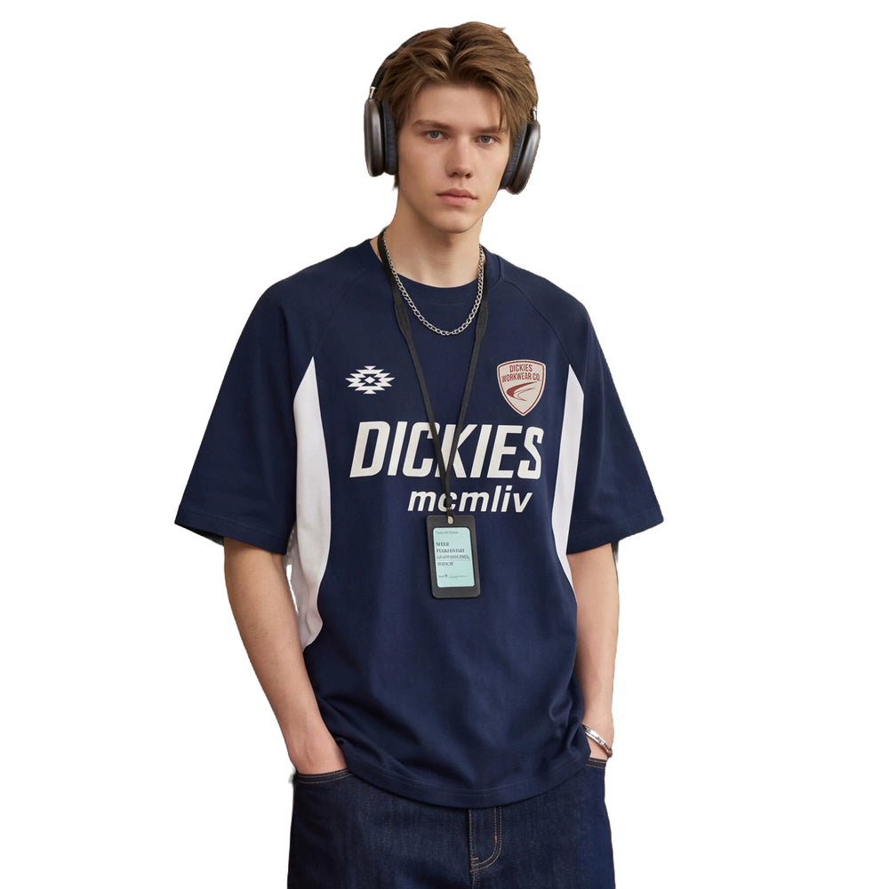 Dickies Di Ku Shi Solona Short sleeved T-shirt Men's Summer Trendy Brand Printed Sports Loose Half Sleeve Top M