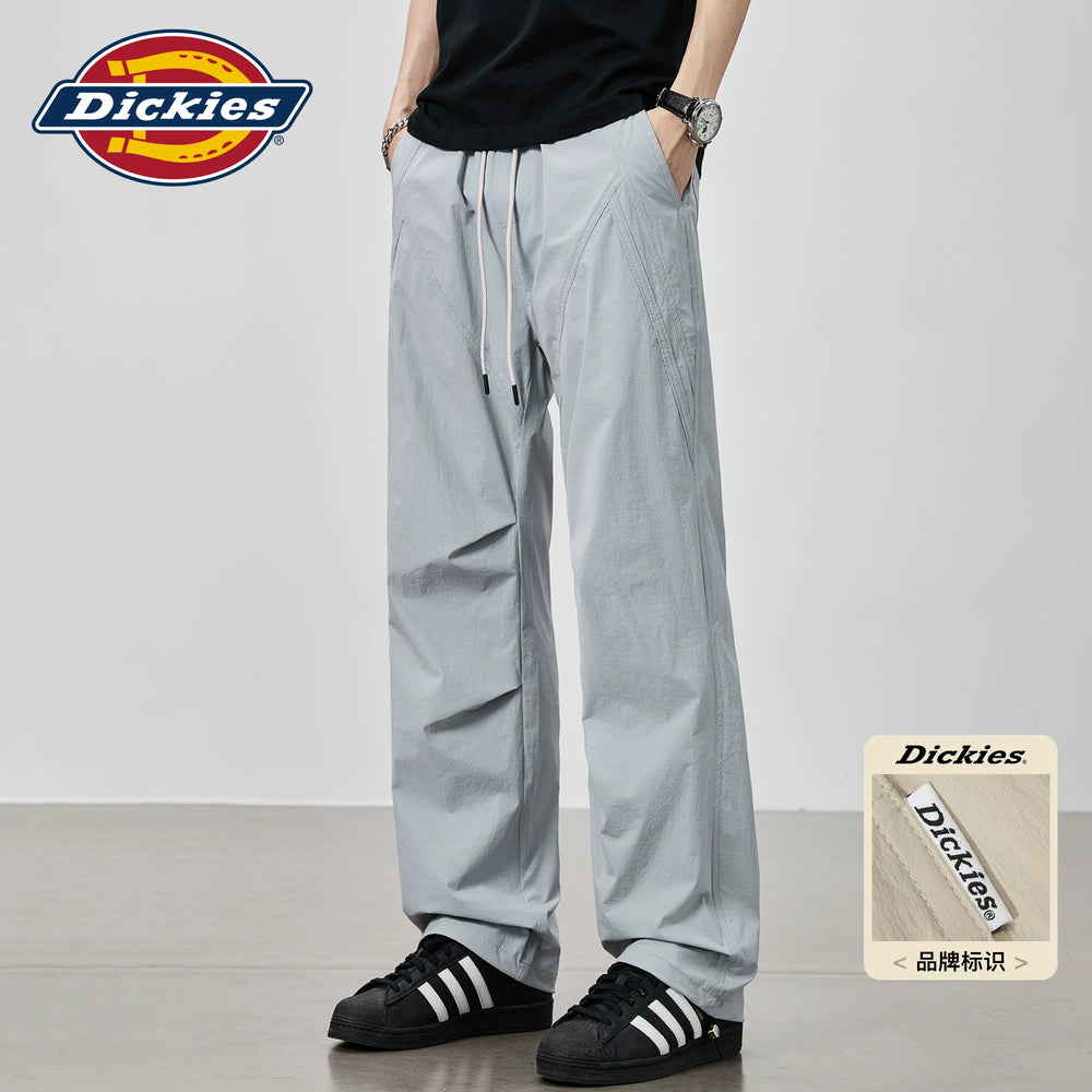 Dickies Emperor Cool Bending Knife Wrinkle Casual Pants for Men in Summer, Thin, Trendy, Loose, Straight, Wide Leg, Long Pants M