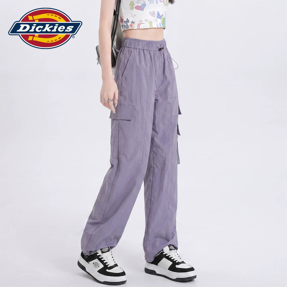 Dickies Emperor Cool Suitable American Mountaineering Sunscreen Work Clothes Casual Pants Women's Summer Elastic Waist Multi Pocket Straight Leg Pants Y