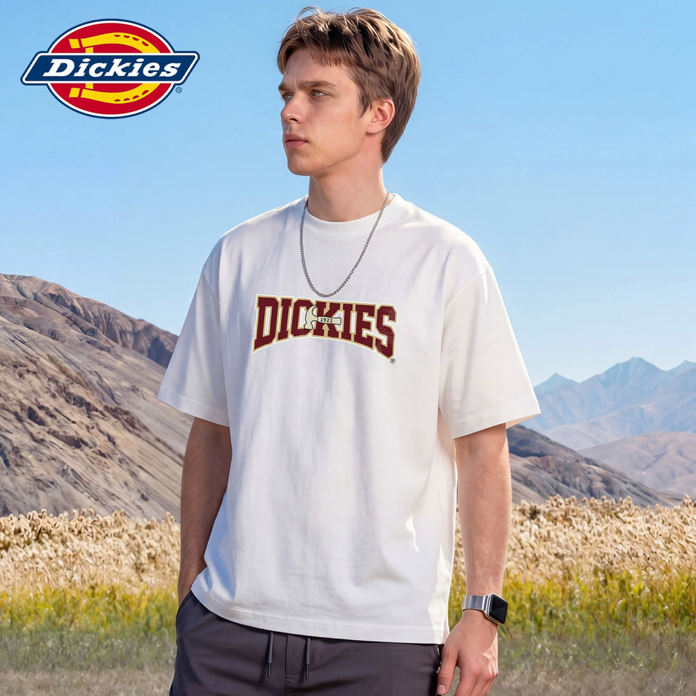 Dickies Cool Summer Soft Thin Short Sleeve T-shirt Loose Men's Classic Printed Letter T-shirt Y