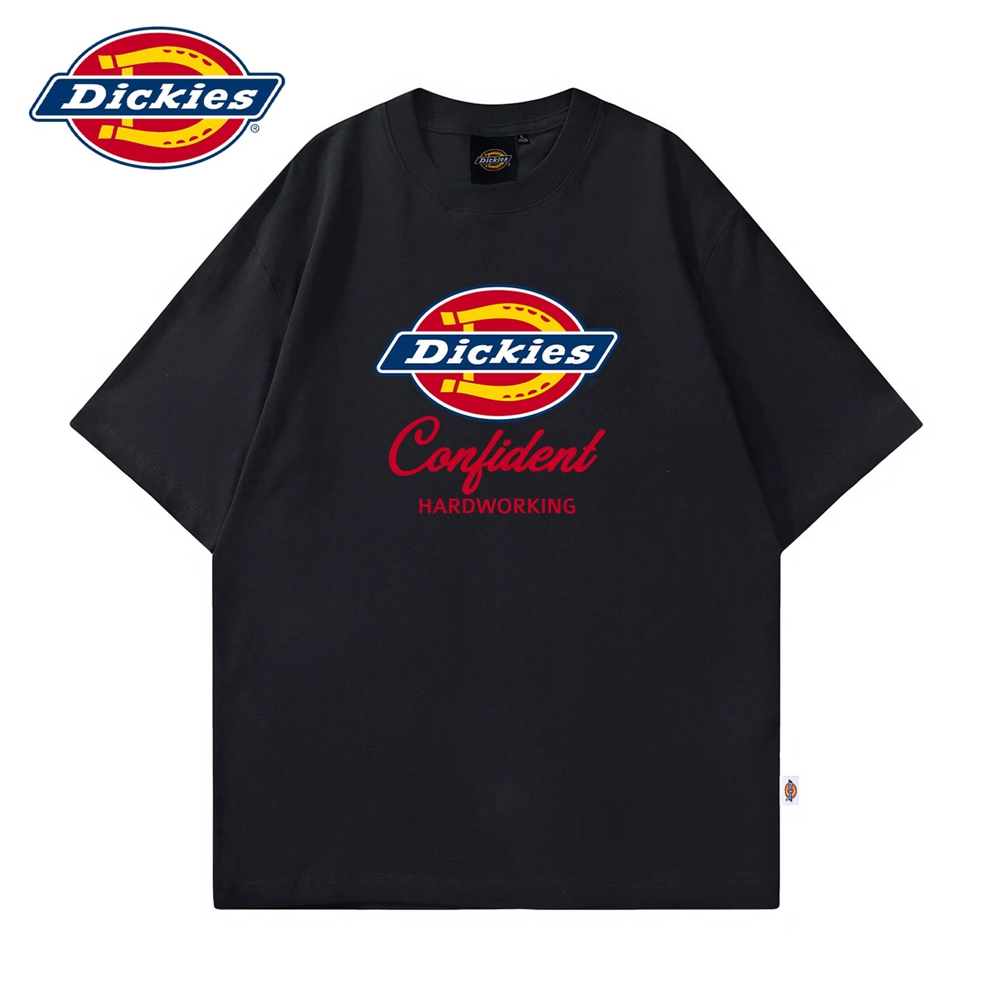 Dickies Cool Summer Thin Short Sleeve T-shirt Couple's Letter Printed Half Sleeve Loose Round Neck Top Y