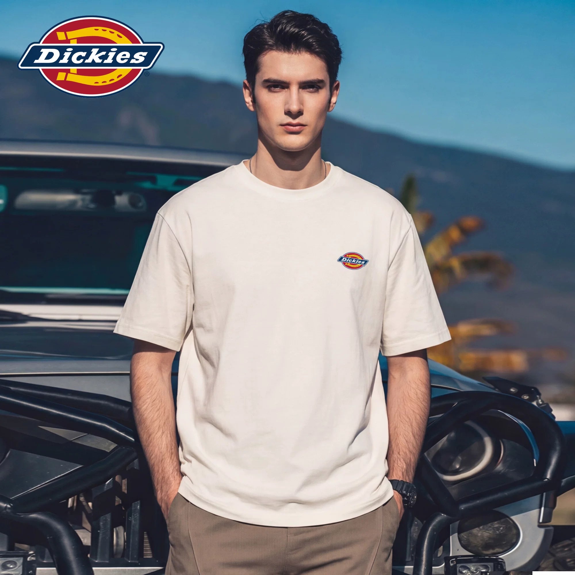Dickies Emperor Cool Suitable Short sleeved Men's American New Loose Cotton Simple Comfortable Trendy Brand Trendy Printed T-shirt M
