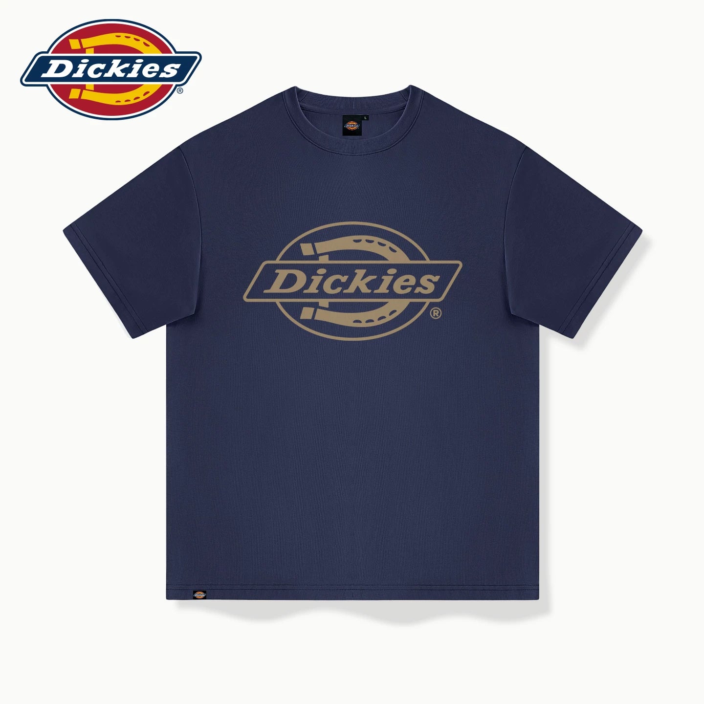 Dickies American Trendy Brand Short Sleeve T-shirt for Men 2026 New Summer Cotton Loose Large Couple Half Sleeve A