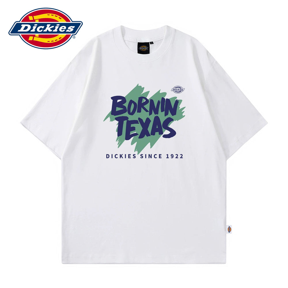 Dickies Cool American New Printed Short Sleeve Summer Men's Soft Thin Half Sleeve T-shirt Loose T-shirt Y