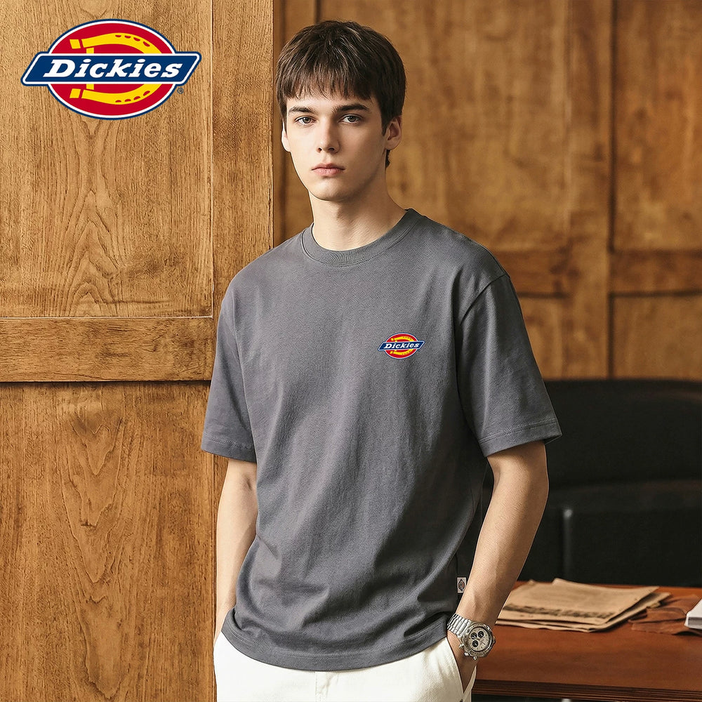 Dickies Cool Summer Thin Classic Small Label Printed Short Sleeve T-shirt for Men's Casual Soft Half Sleeve Shirt Y