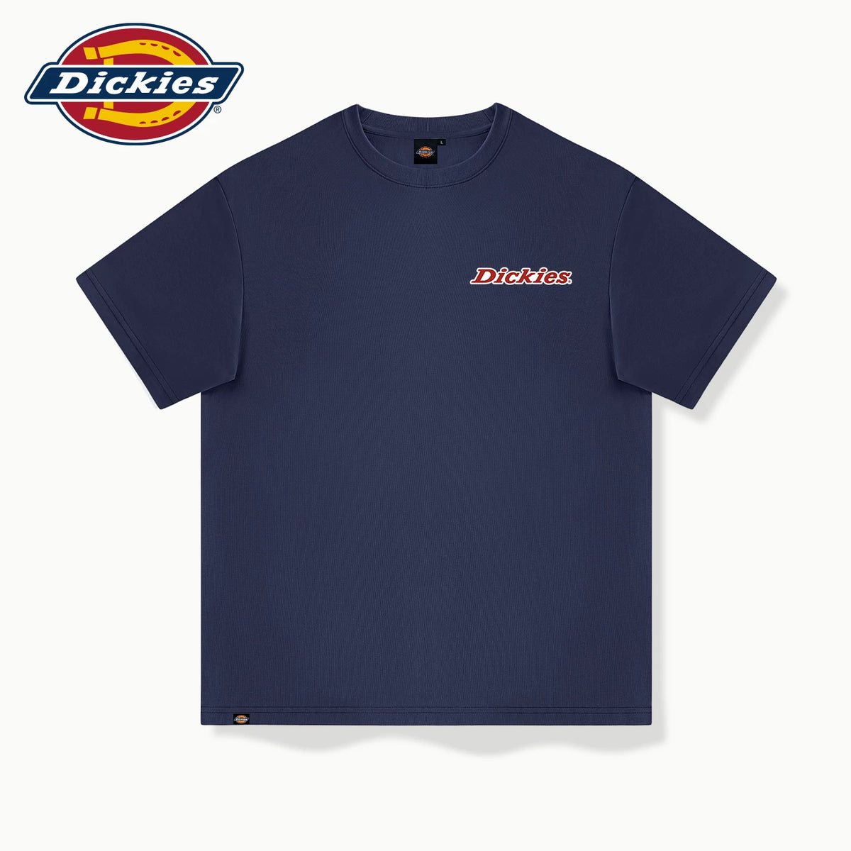 Dickies short sleeved men's 2026 new summer simple unisex couple's summer outfit, high-quality pure cotton half sleeved A