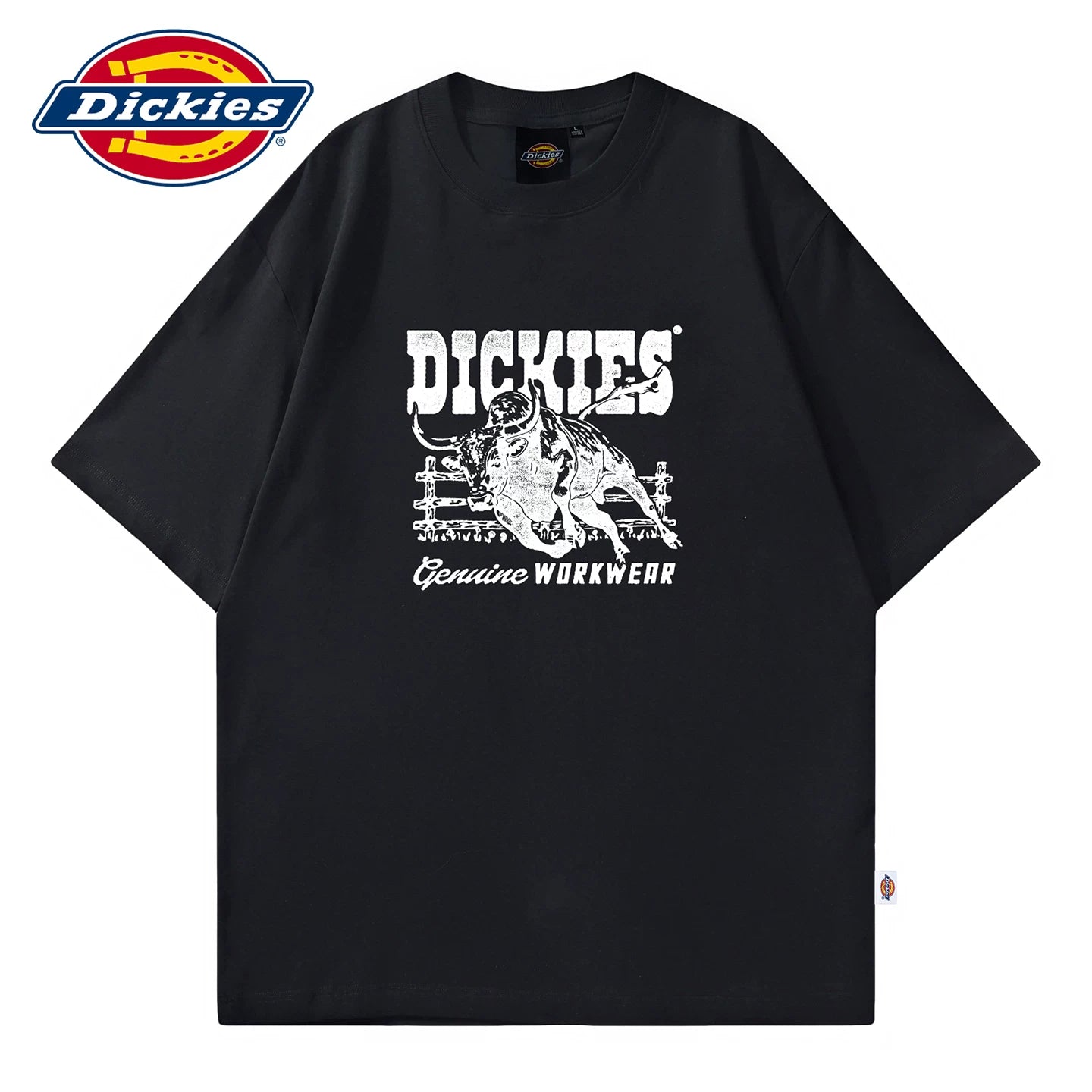 Dickies Cool Summer Soft Round Neck Short Sleeve Men's Thin T-shirt Printed T-shirt Casual Five Step Sleeve Y