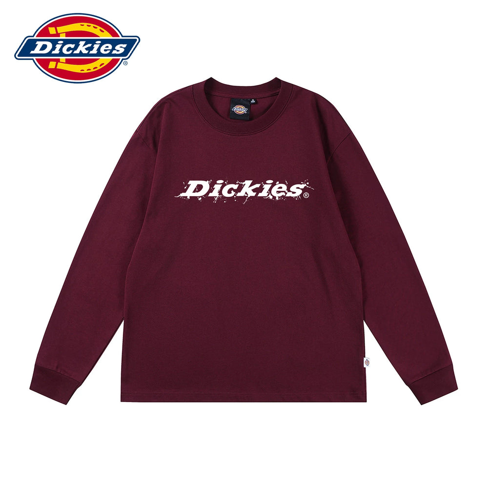 Dickies Cool American Printed New Long Sleeve T-shirt Soft Men's 2026 Spring and Autumn Loose T-shirt Y