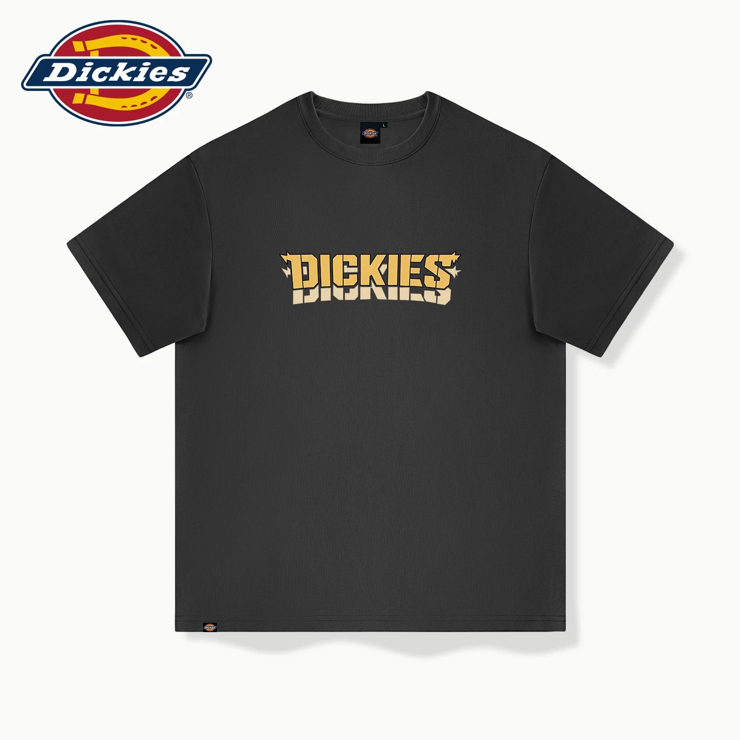 Dickies high-quality pure cotton short sleeved T-shirt for men, 26 new styles for summer, loose and slimming, black plus half sleeve A