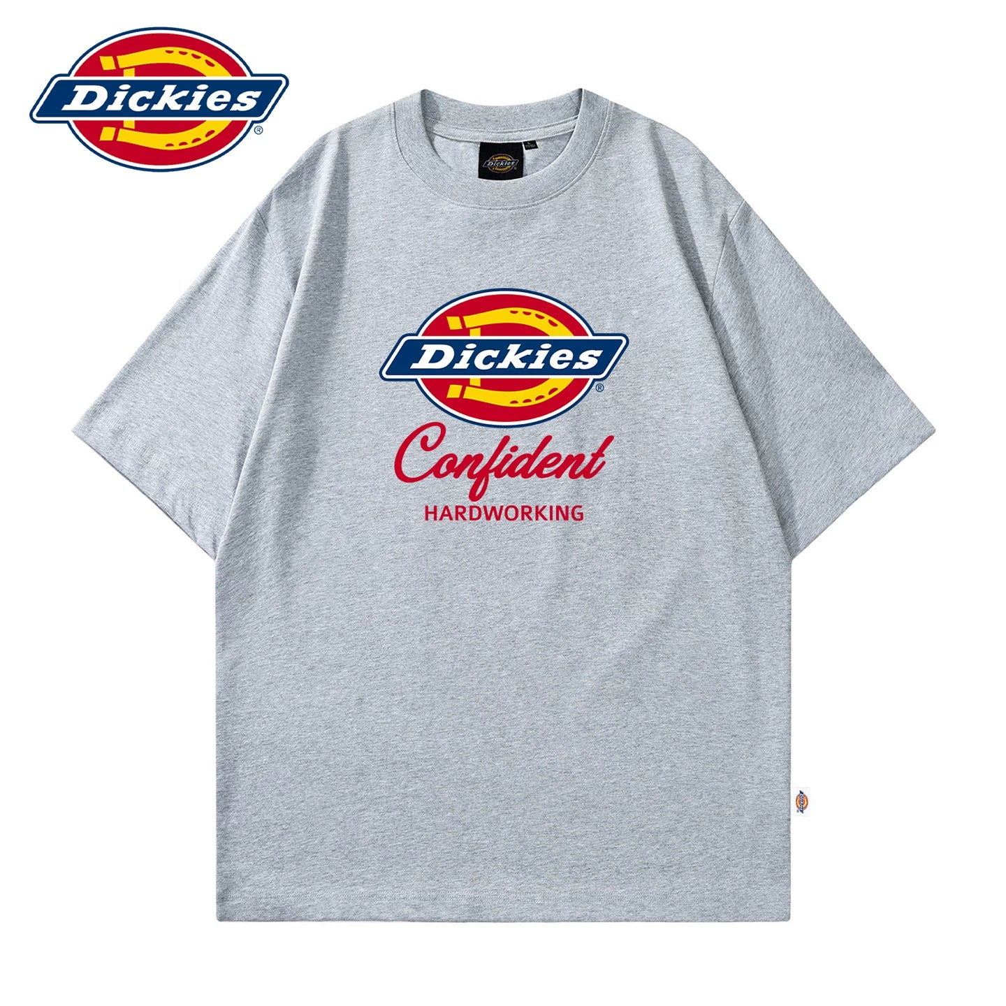 Dickies Cool Summer Thin Short Sleeve T-shirt Couple's Letter Printed Half Sleeve Loose Round Neck Top Y