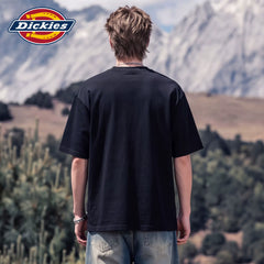 Dickies Cool Trendy Brand Short Sleeve T-shirt for Boys Summer Solona Cool Letter Printed Casual Top M