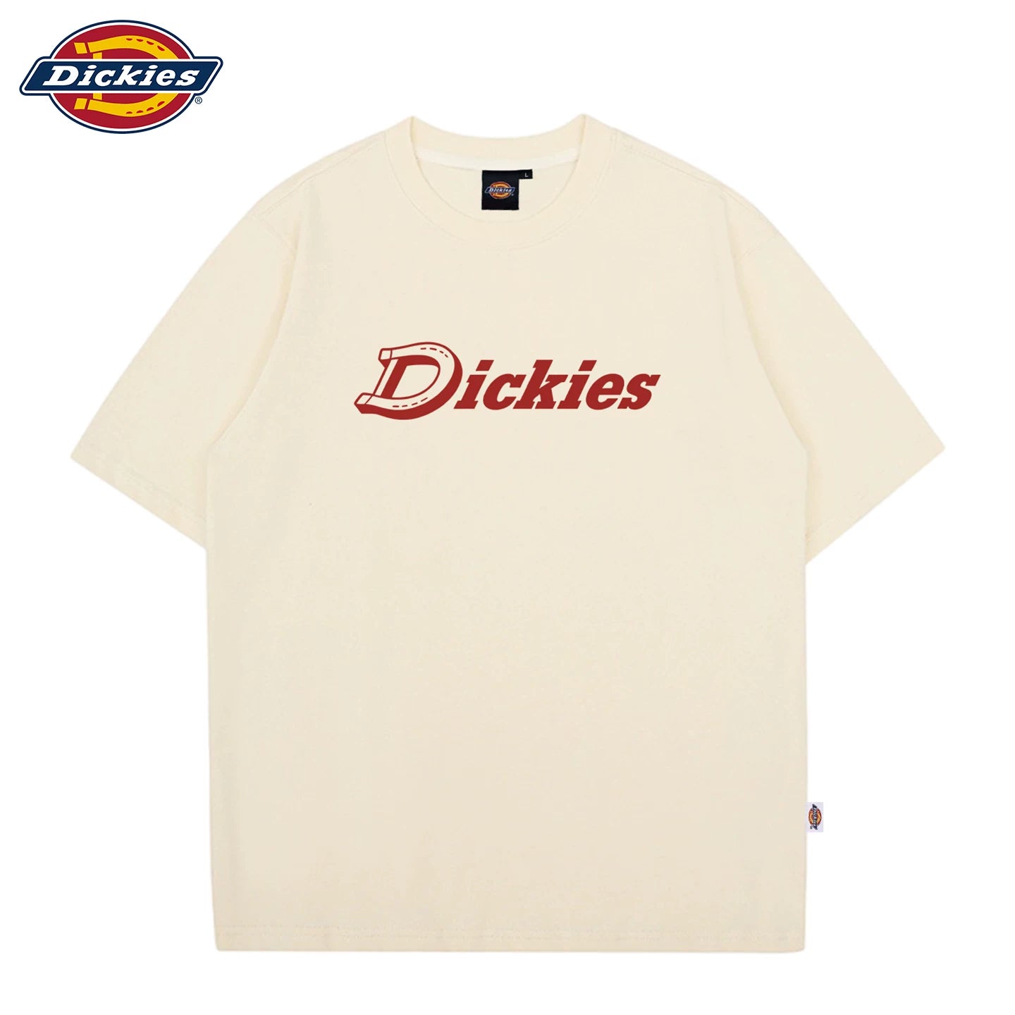 Dickies official short sleeved T-shirt for couples in summer, new American fashion brand pure cotton loose half sleeved top