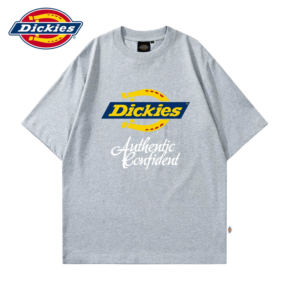 Dickies Cool Summer T-shirt New Short Sleeve American Printed Half Sleeve Shirt Men's Round Neck Thin T-shirt Y