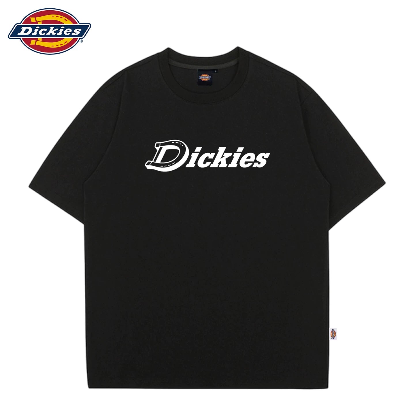Dickies official short sleeved T-shirt for couples in summer, new American fashion brand pure cotton loose half sleeved top