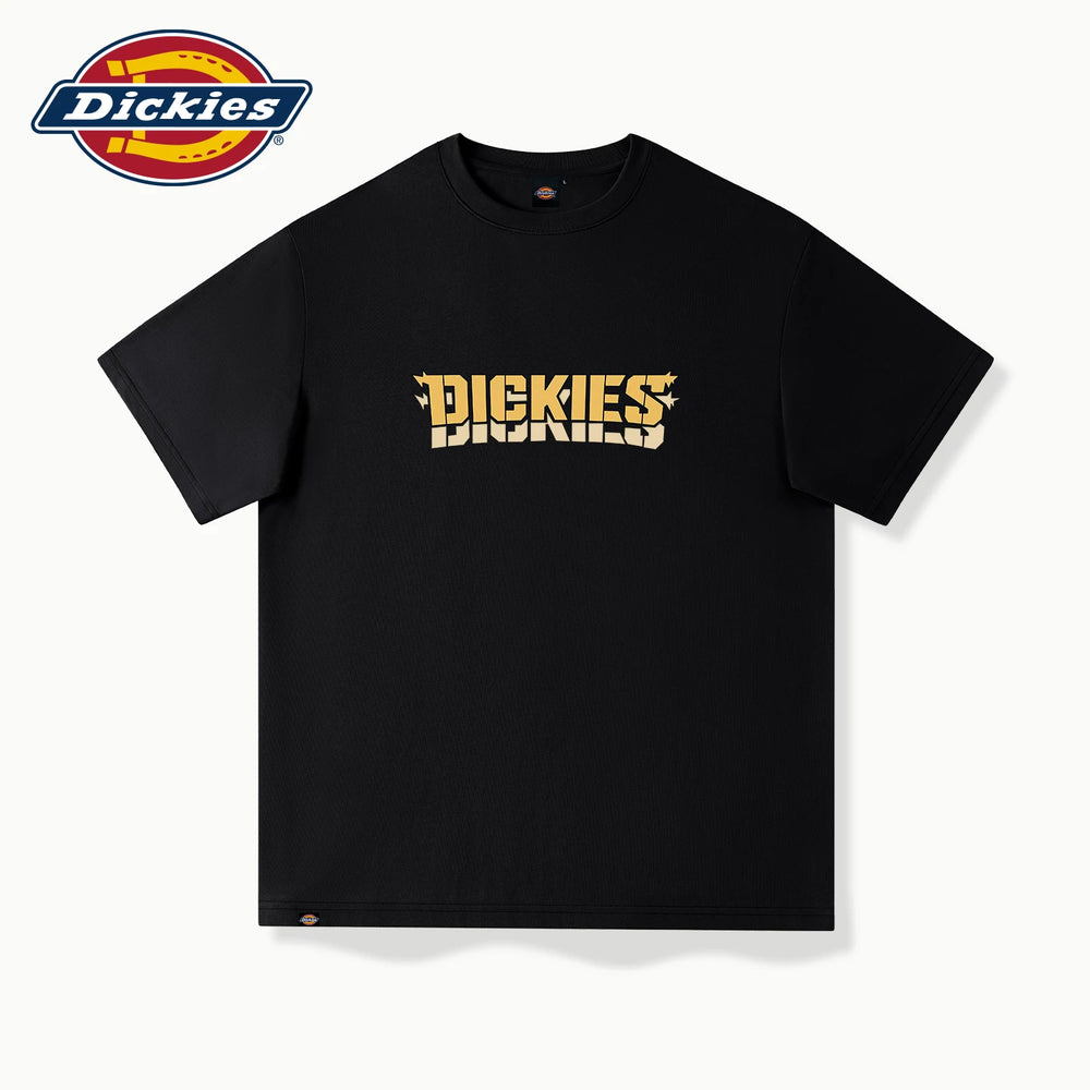 Dickies high-quality pure cotton short sleeved T-shirt for men, 26 new styles for summer, loose and slimming, black plus half sleeve A