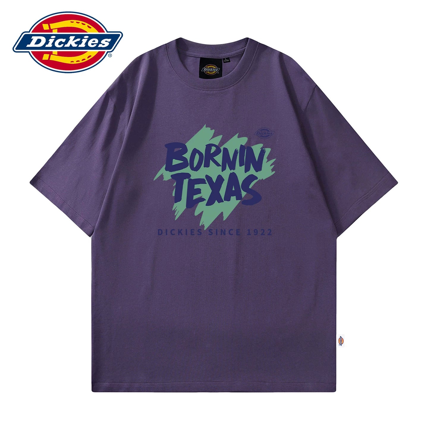 Dickies Cool American New Printed Short Sleeve Summer Men's Soft Thin Half Sleeve T-shirt Loose T-shirt Y