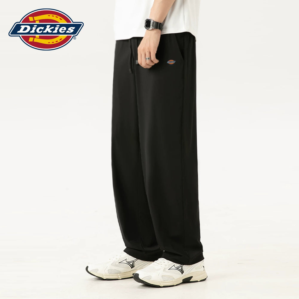 Dickies pants men's summer thin 2026 new ice silk loose nine quarter straight leg pants sports casual pants A