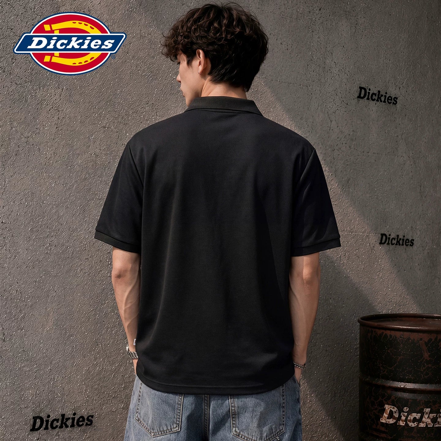 Modal Dickies Emperor Cool Suitable Summer Loose Collar Short Sleeve Polo Shirt Men's Thin Top Clothes Y