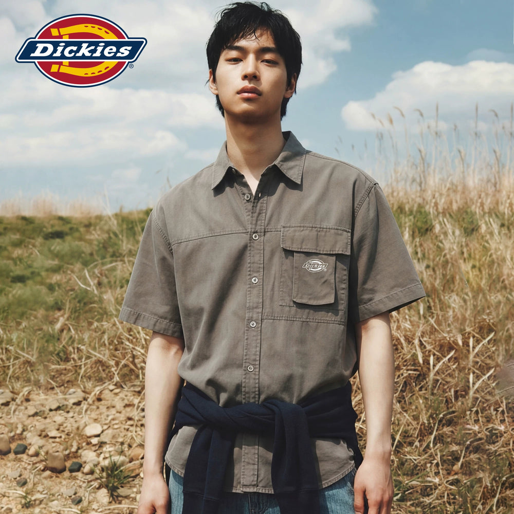 Diesel Dickies workwear short sleeved shirt men's American fashion brand loose casual top M