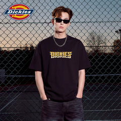 Dickies high-quality pure cotton short sleeved T-shirt for men, 26 new styles for summer, loose and slimming, black plus half sleeve A