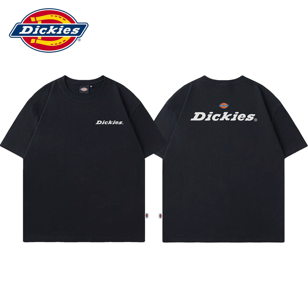 Dickies Cool Summer Letter Printed Design Short Sleeve T-shirt Men's New Round Neck Thin Top Y