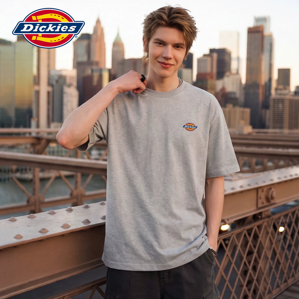 Dickies Emperor Cool Suitable American Heavy duty Short sleeved T-shirt for Men's Summer Pure Cotton Couple Casual Loose Half Sleeve Top M