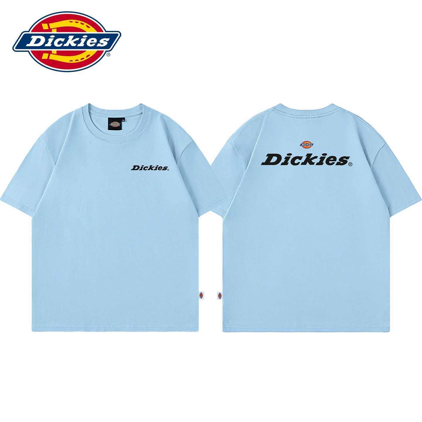 Dickies Cool Summer Letter Printed Design Short Sleeve T-shirt Men's New Round Neck Thin Top Y