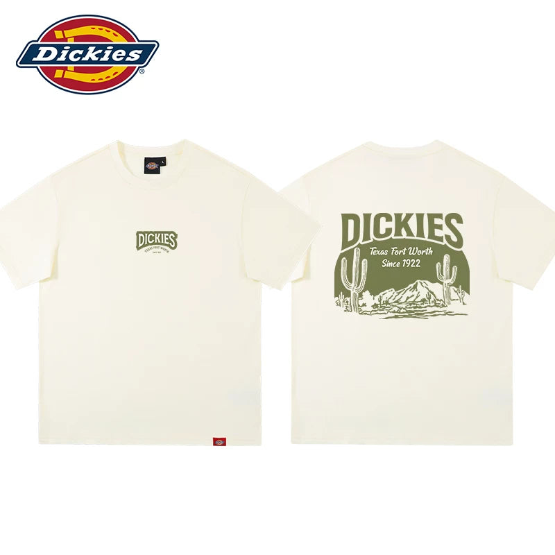 Dickies Emperor Cool Suitable Loose Back Letter Printed Casual Short sleeved T-shirt for Men and Women Couple American Style YHJ