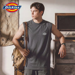 Dickies Emperor Cool Suitable Printed Letter Short sleeved Tank Top Summer American Sleeveless Shoulder Men's Thin Top Clothes Y