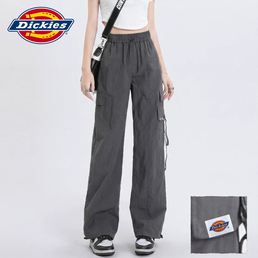 Dickies Emperor Cool Suitable American Mountaineering Sunscreen Work Clothes Casual Pants Women's Summer Elastic Waist Multi Pocket Straight Leg Pants Y